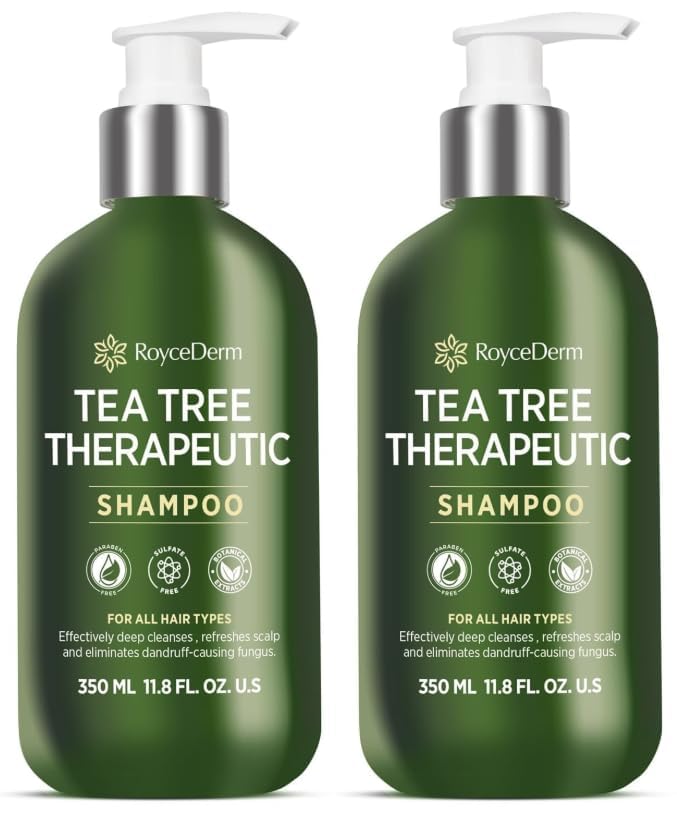 Roycederm Tea Tree Antifungal Shampoo for Dandruff Relief