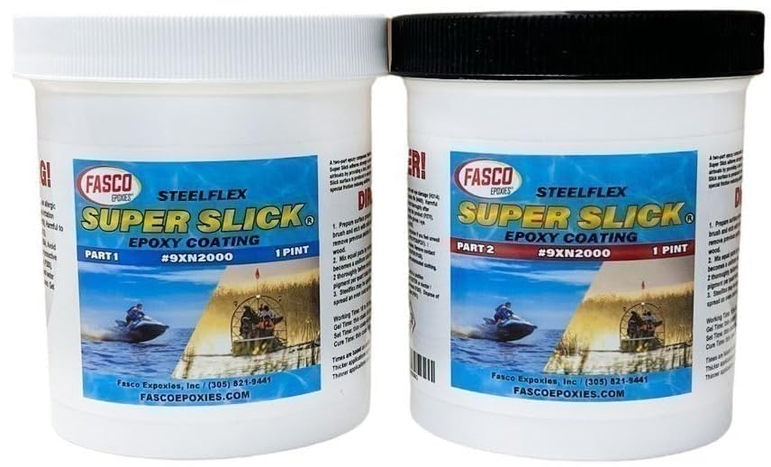 Super Slick 2000 Epoxy Bottom Coating for Airboats and Jet Skis