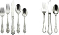 Oneida Azalea 45-Piece Flatware Set Service for 8 - Classic Silver