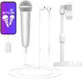 Microphone for Singing with Monitoring Earphone & Mic Stand