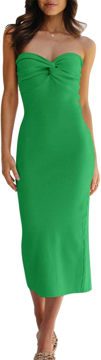 LILLUSORY Knitted Dresses Twisted Front Bodycon Dress Review
