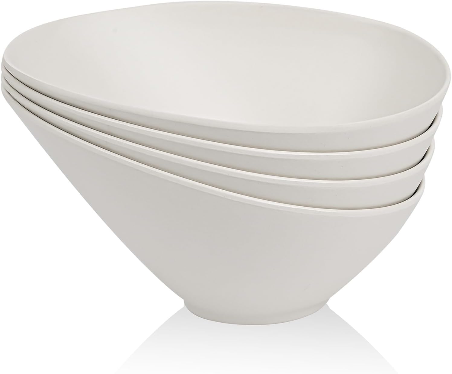 Bamboo Fiber Salad Bowls for Elegant Dining and Serving Needs