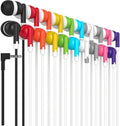 Maeline Bulk Earbuds 500 Pack Stereo Headphones - Multicolor Classroom