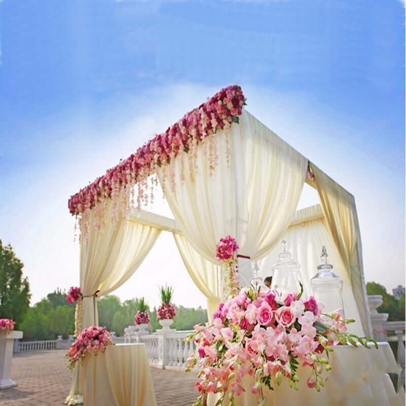 Height Adjustable Canopy Chuppah Mandap Wedding Photo Kit