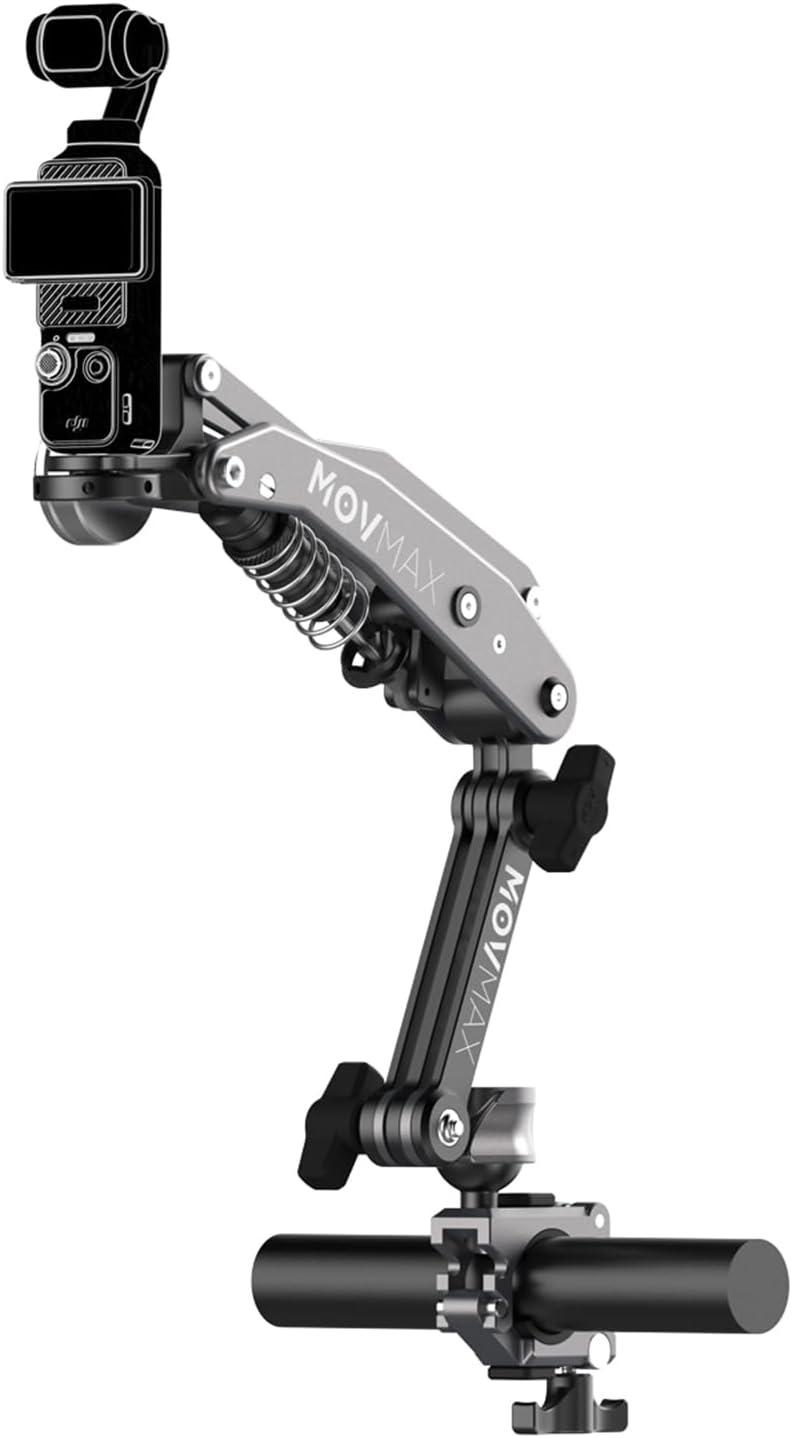 MOVMAX Blade Arm Rod Clamp Kit for Action Cameras and Bikes