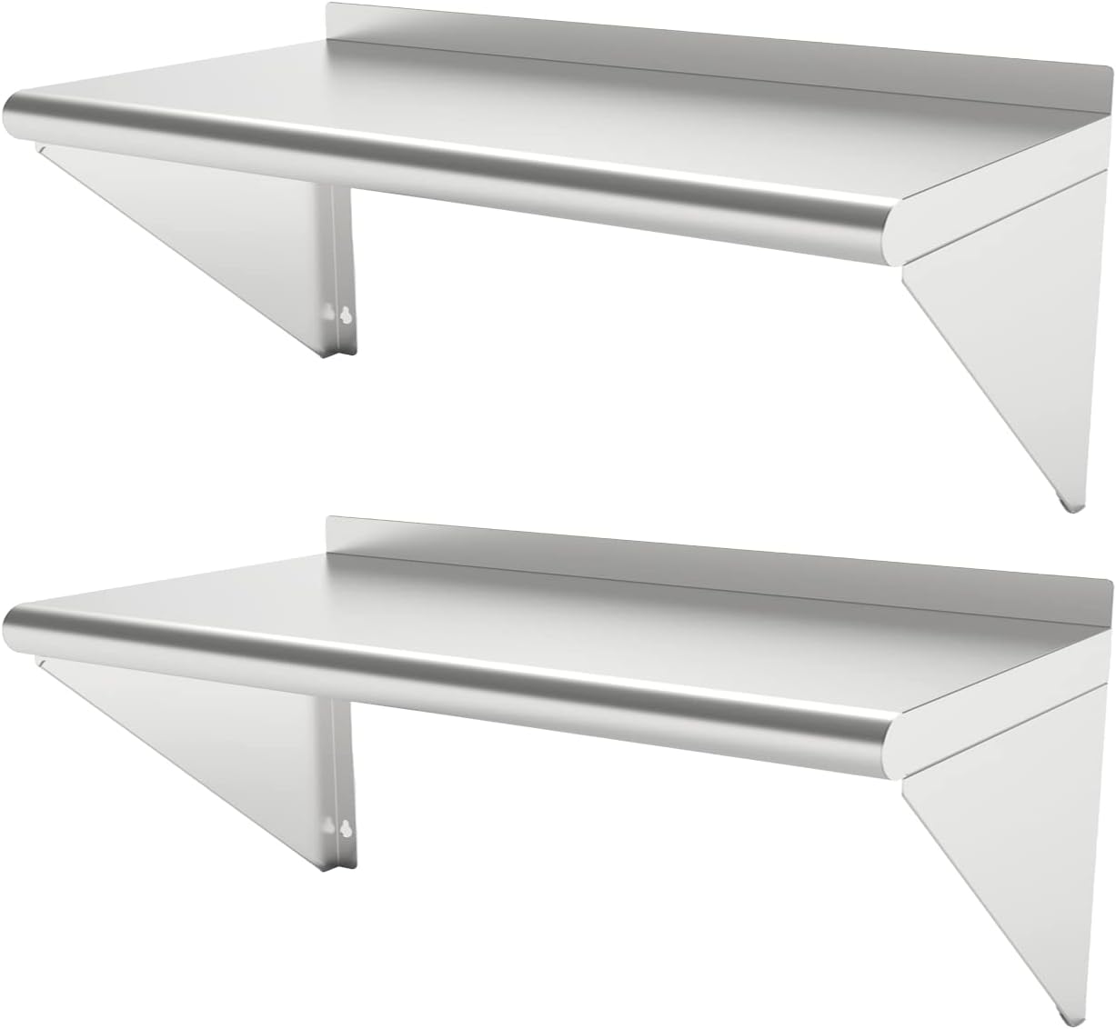 12ft'x36ft' Stainless Steel Wall Mounted Shelf for Home & Kitchen