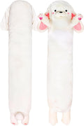 Big Bunny Plush Body Pillow for Kids - Soft 35 in Cuddle Pillow