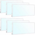 WEIZE 6 Pack 2x4 ft LED Flat Panel Troffer Light - CCT Selectable