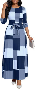 Long Dress for Women Casual Long Sleeve Maxi Dress - Comfortable grace
