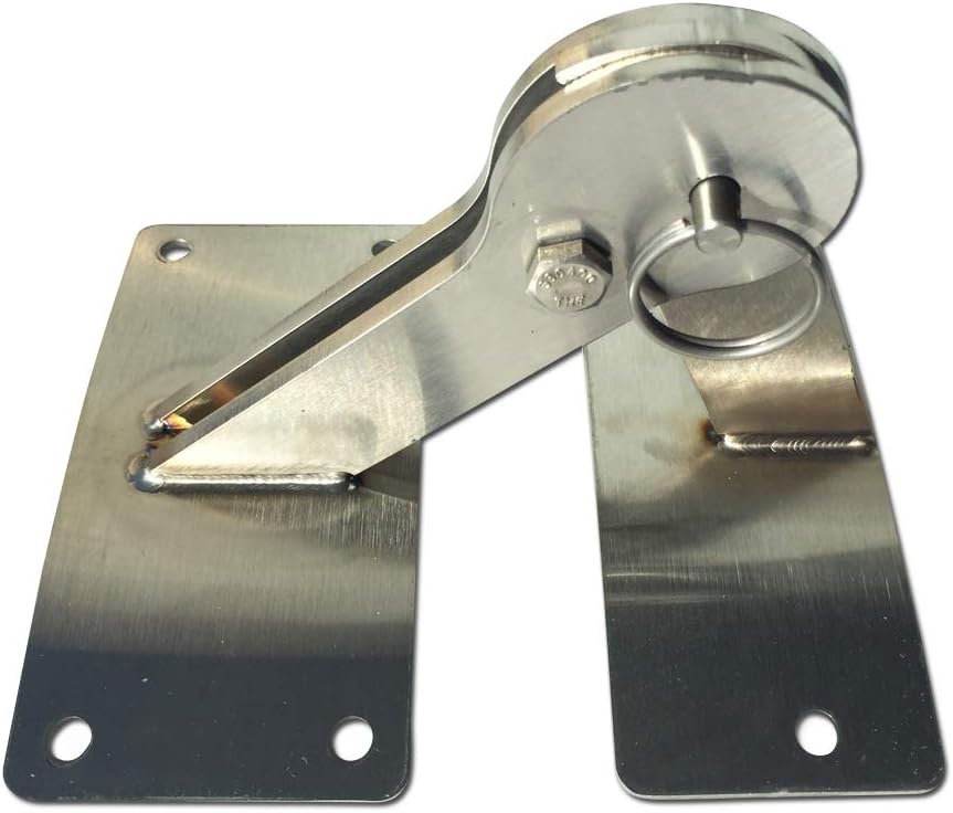 Stainless Lid Hinge Kit for Weber Smokey Mountain Grill Models