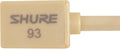 Shure WL93T Lavalier Condenser Microphone - Subminiature Tan