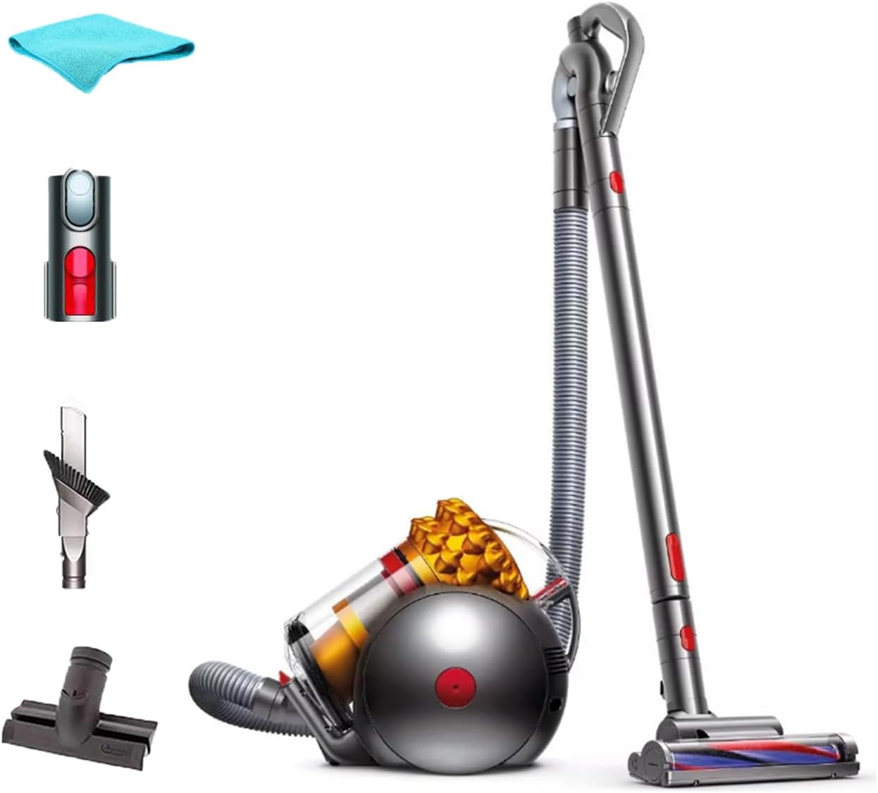 Dyson Canister Vacuum: Powerful Suction, HEPA Filter, Bagless