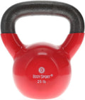 Body Sport Cast Iron Vinyl Coated Kettlebell - Durable Home Strength