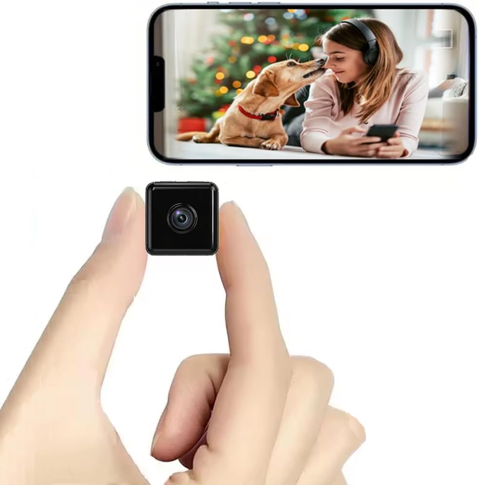 4K Mini Security Camera: Wide Angle Night Vision