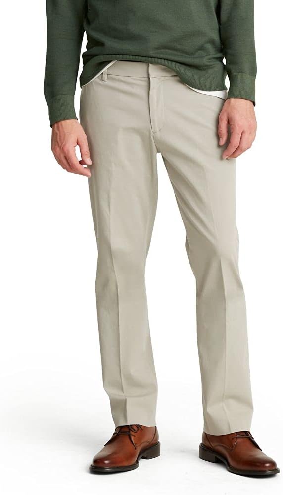 DOCKERS Mens City Tech Trouser Straight Fit Smart 360 Tech Pants