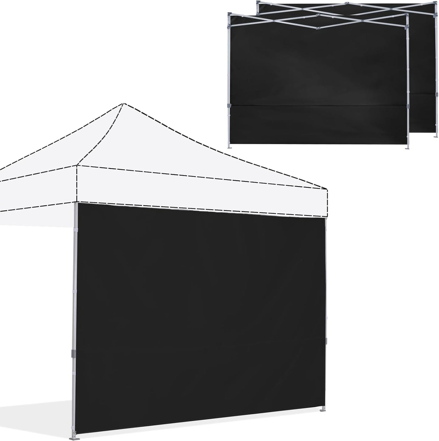 ABCCANOPY Instant Canopy SunWall 10x10 FT Sidewall 3 Pack