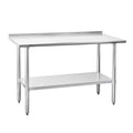 Stainless Steel Work Table 24 x 60 in - Heavy Duty Prep Table