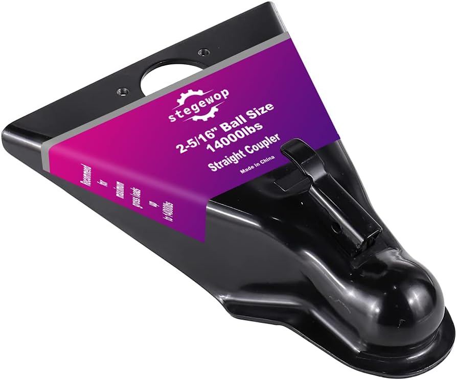 2-5/16 in A-Frame Trailer Coupler with Trigger Latch for Towing