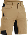 CRYSULLY Men's Hiking Cargo Shorts - Lightweight Quick Dry Comfort
