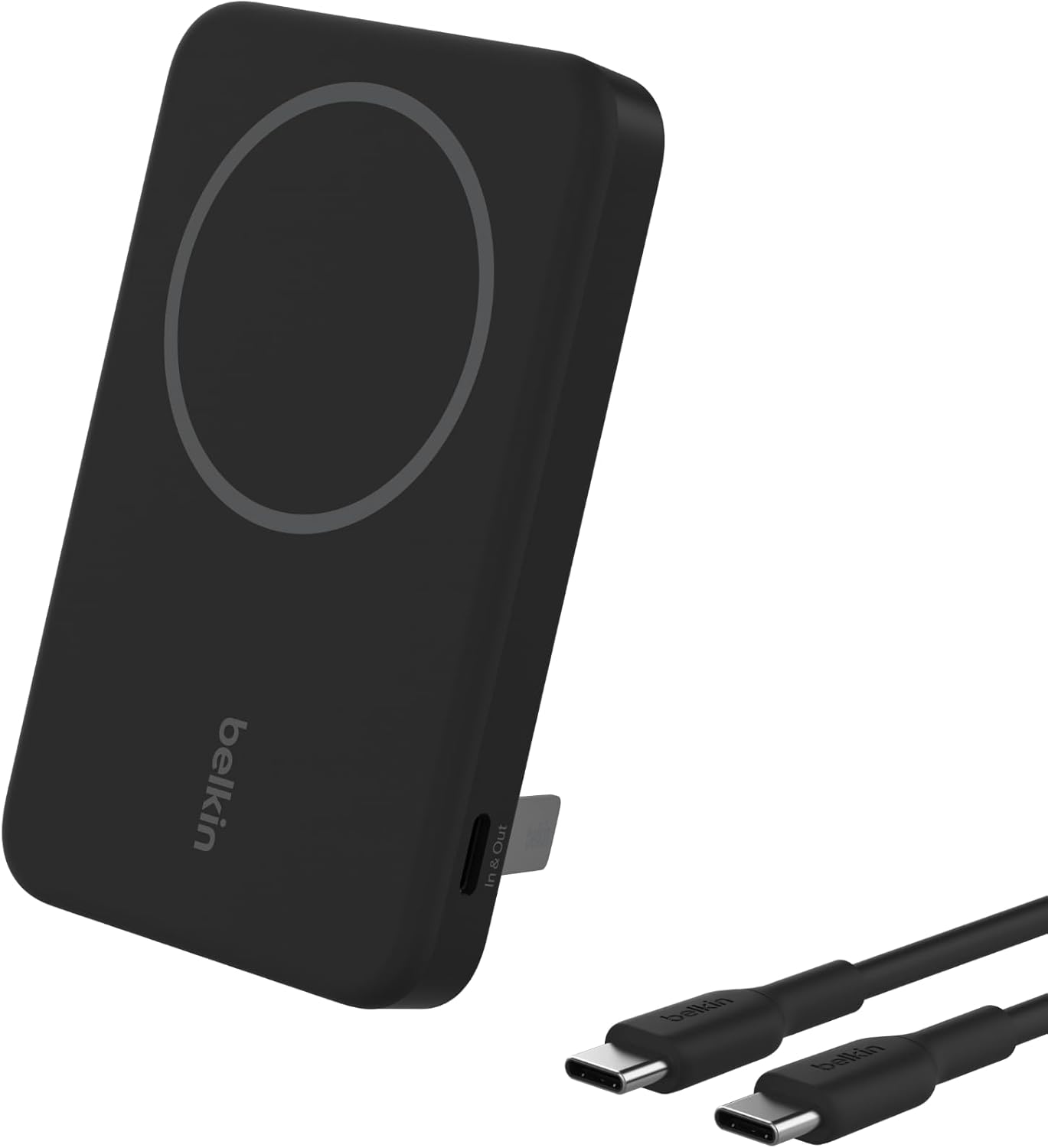 Belkin 5,000mAh Wireless Power Bank w/ Pop-up Kickstand - MagSafe Compatible