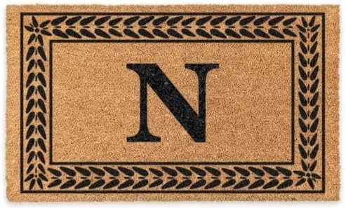 Coir Personalized Doormats for Double Door Entrances - 38in x 60in