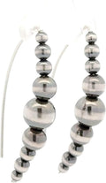 Sterling Silver Navajo Pearl Threader Earrings for Women - Lightweight
