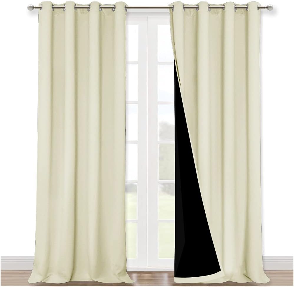 NICETOWN Thermal Insulated Blackout Curtains for Patio