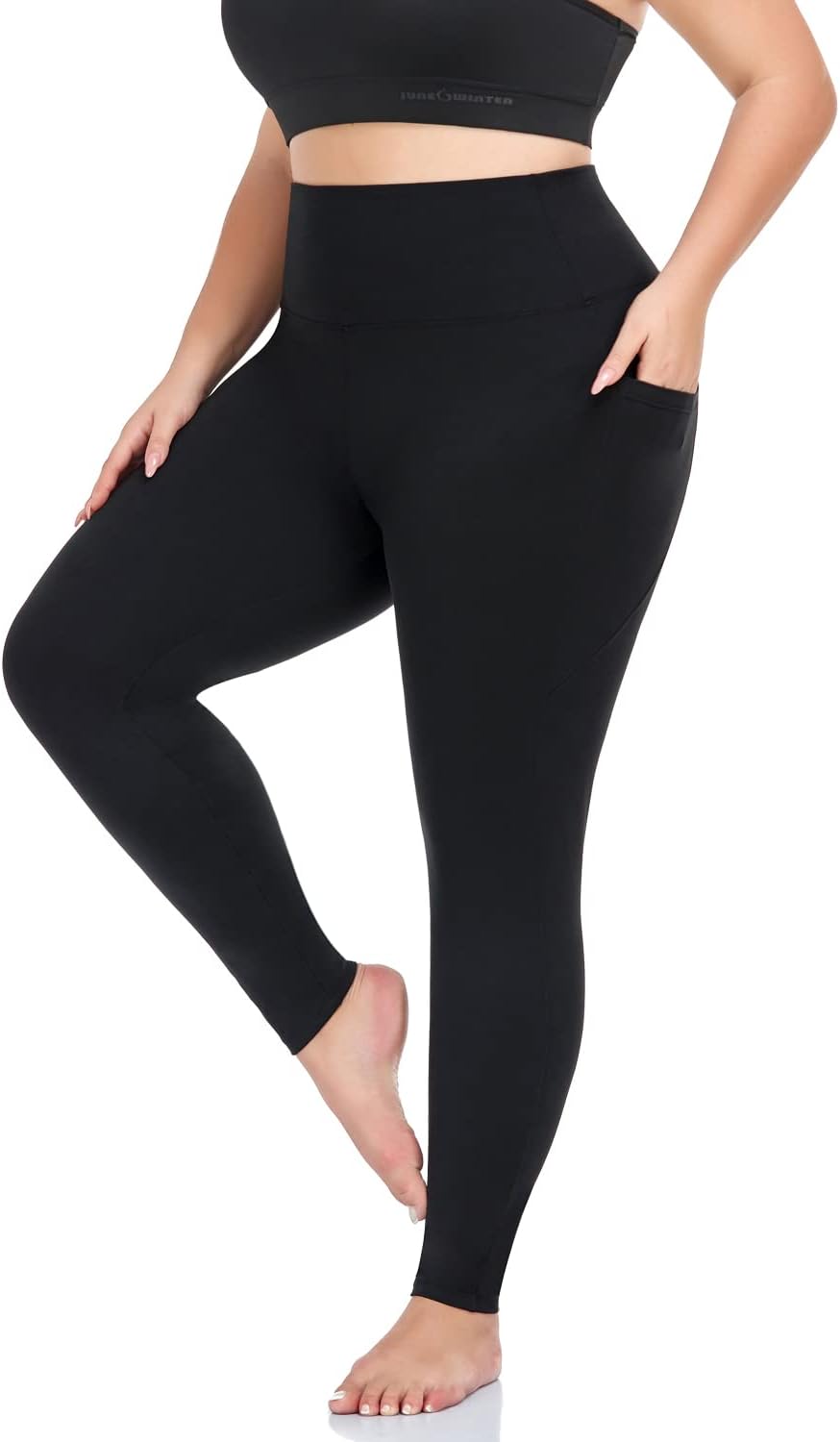 MOREFEEL Plus Size Leggings: Tummy Control & Pockets!