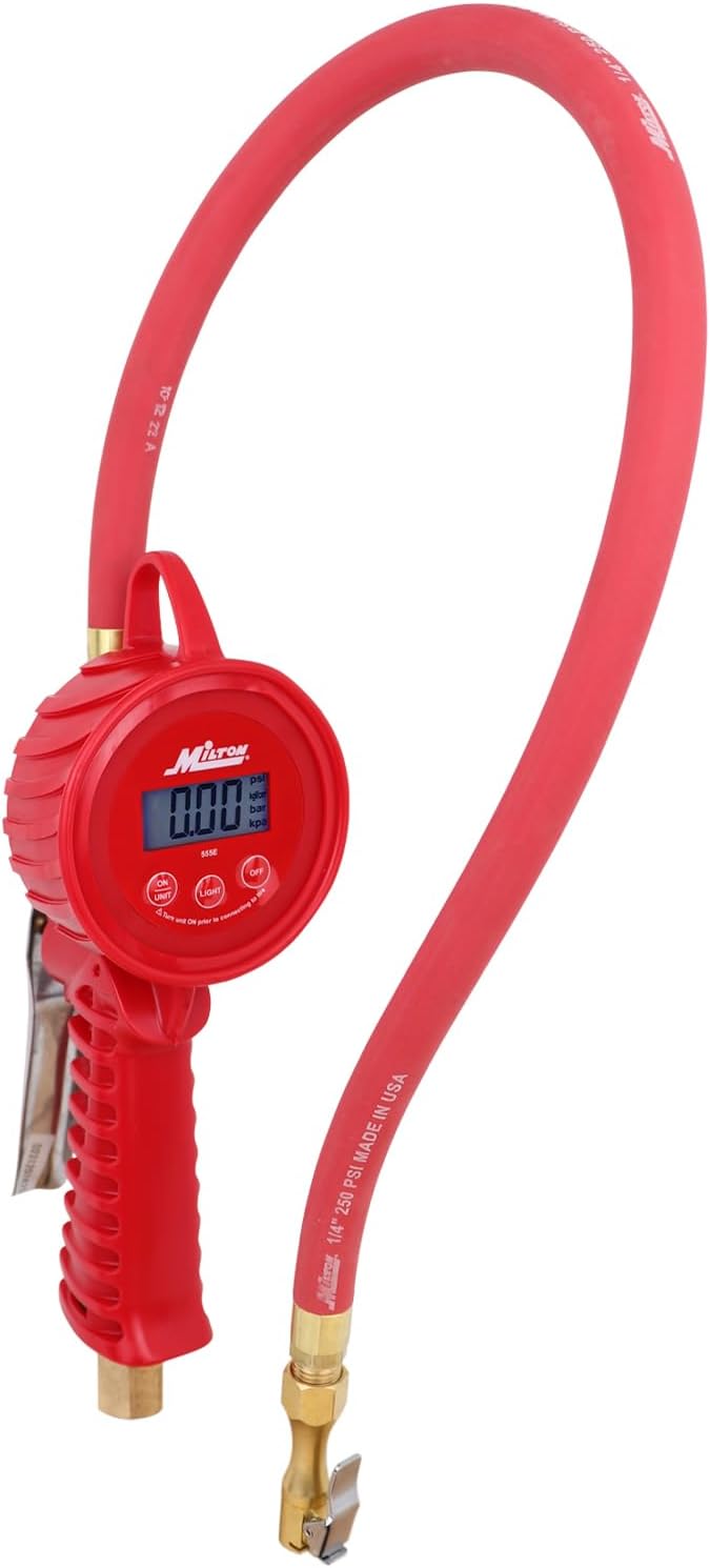 Milton Pneumatic Tool 555e Digital Tire Inflator Gauge Review