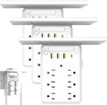 Preliminark Wall Outlet Extender with Shelf Night - 9 in 1 Multi Plug