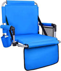 Foldable Stadium Seat Portable Bleacher Chair - Padded Comfort