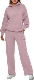 AUTOMET Womens Winter 2 Piece Outfits Long Sleeve Sweatsuits - Cozy