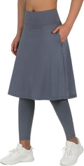 ANIVIVO Women's Stylish Knee Length Leggings with Pockets Included
