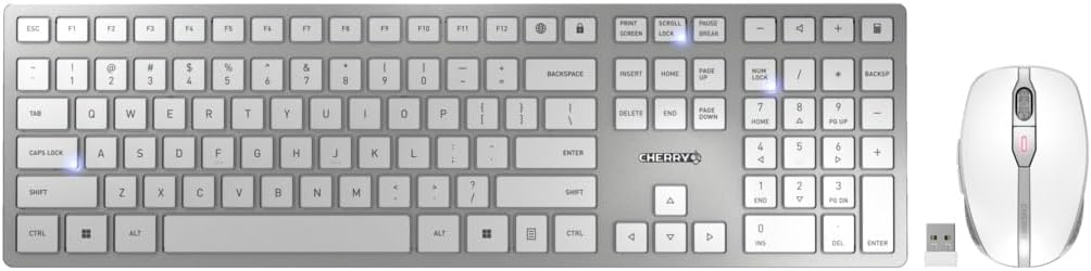 CHERRY DW 9100 Slim Wireless Keyboard and Mouse Set Combo