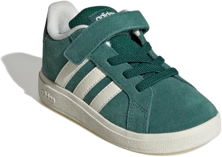 adidas Baby-Boy's Grand Court 2.0 Elastic Lace & Strap Sneaker Review