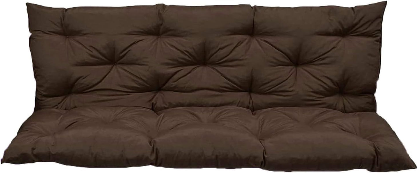 Outdoor Swing Cushion with Backrest for Comfortable Seating