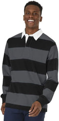 Charles River Classic Rugby Shirt - Durable Cotton Rugby Fit