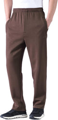 Men's Classic Drawstring-Waist Jogger Pants with Zip Fly - Comfortable