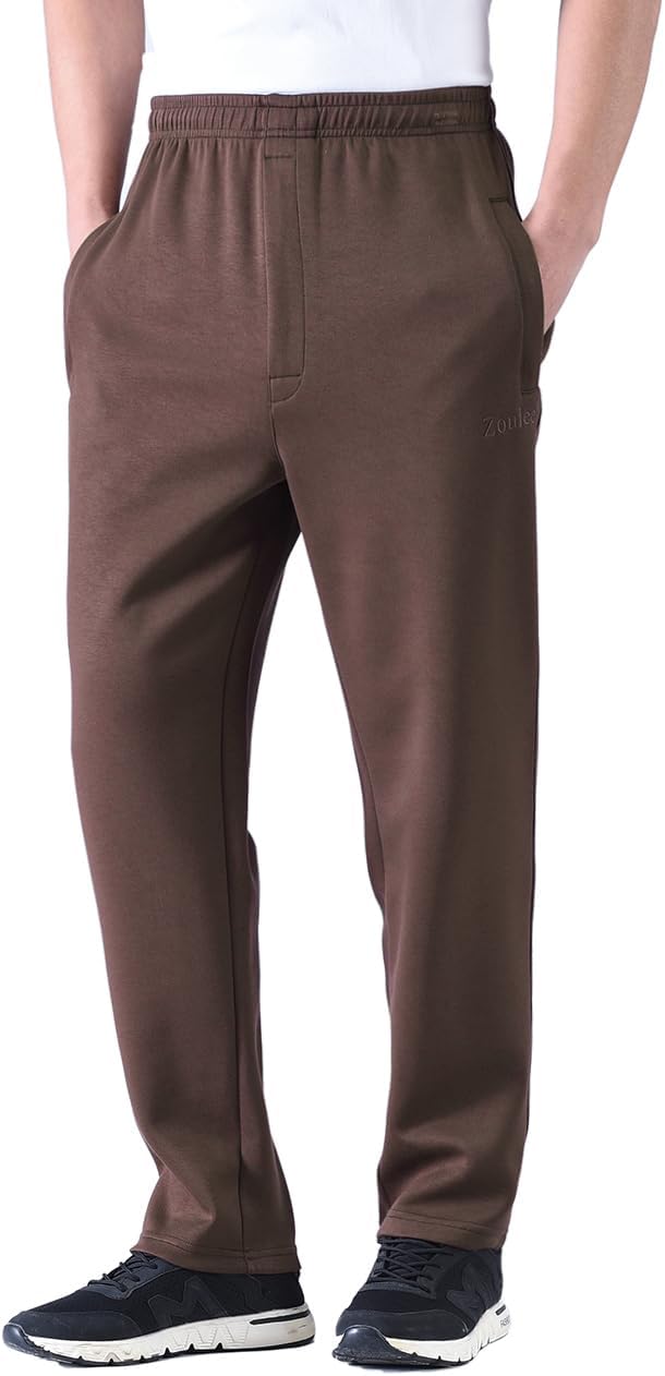 Zoulee New Men's Classic Drawstring-Waist Jogger Pants Review