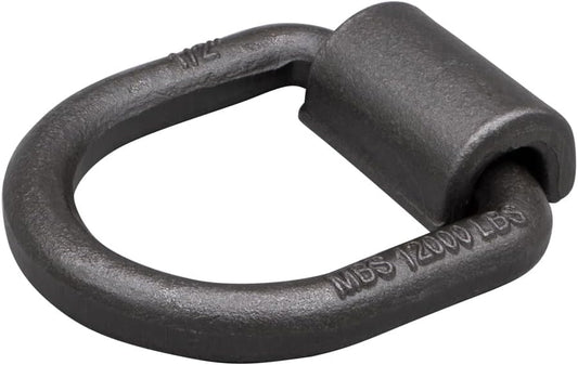 1/2 Heavy Duty Weld-On Forged D Ring 12,000 Lbs - 40 Pack