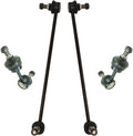 TRQ Front & Rear Sway Bar Stabilizer Link Set - Direct Fit Replacement