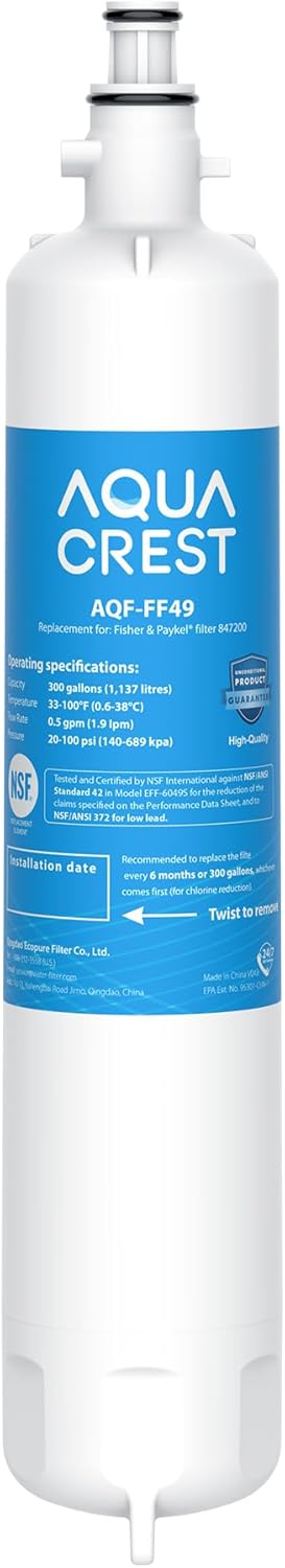 AQUA CREST 847200 Refrigerator Water Filter Replacement Review