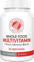 Whole Food Daily Multi Vitamin w/Trace Minerals - 60 Vegicaps