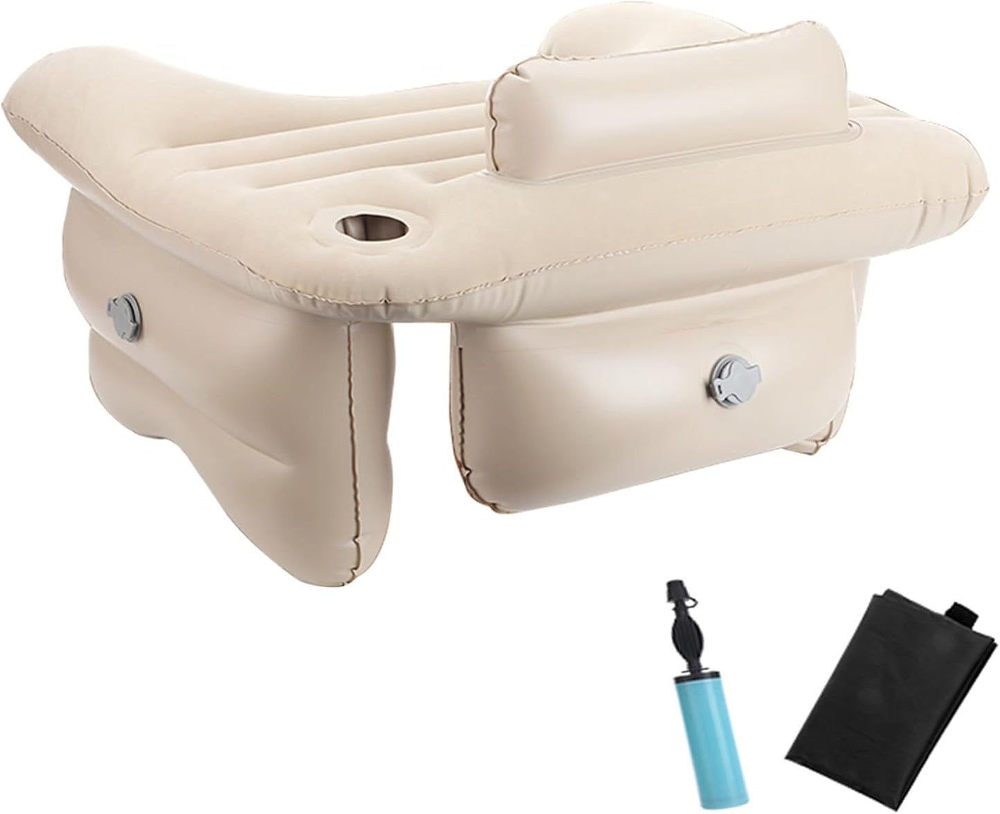 BicycleStore Inflatable Reading Pillow - Comfy Lap Desk