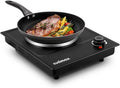 CUSIMAX Hot Plate Single Burner Electric Cooktop - Portable 1500W