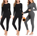 SIMIYA Thermal Underwear Set for Women - Lightweight Fleece Lined Base