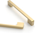 6.3 in Brushed Gold Cabinet Pulls 10 Pack - Durable Kitchen Handles