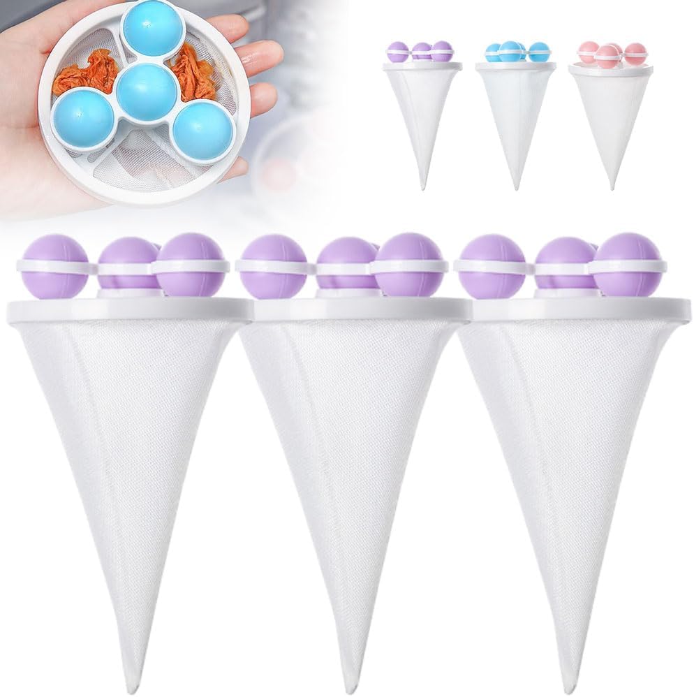 Pet Hair Remover for Laundry - 3PCS Floating Mesh