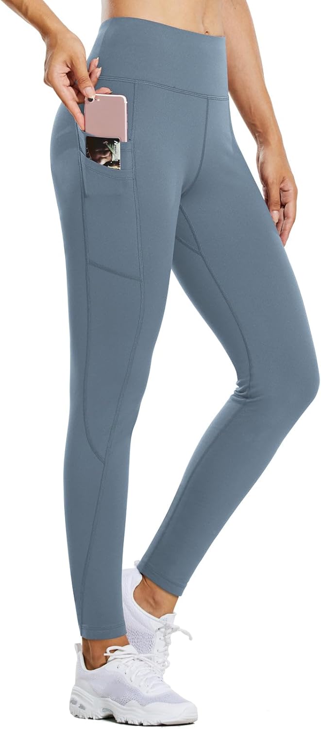 Fleece Lined Leggings for Women - Warm Water Resistant Tights