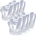 Collapsible Water Container Bag 2.6Gal 8-Pack - Compact, Freezable